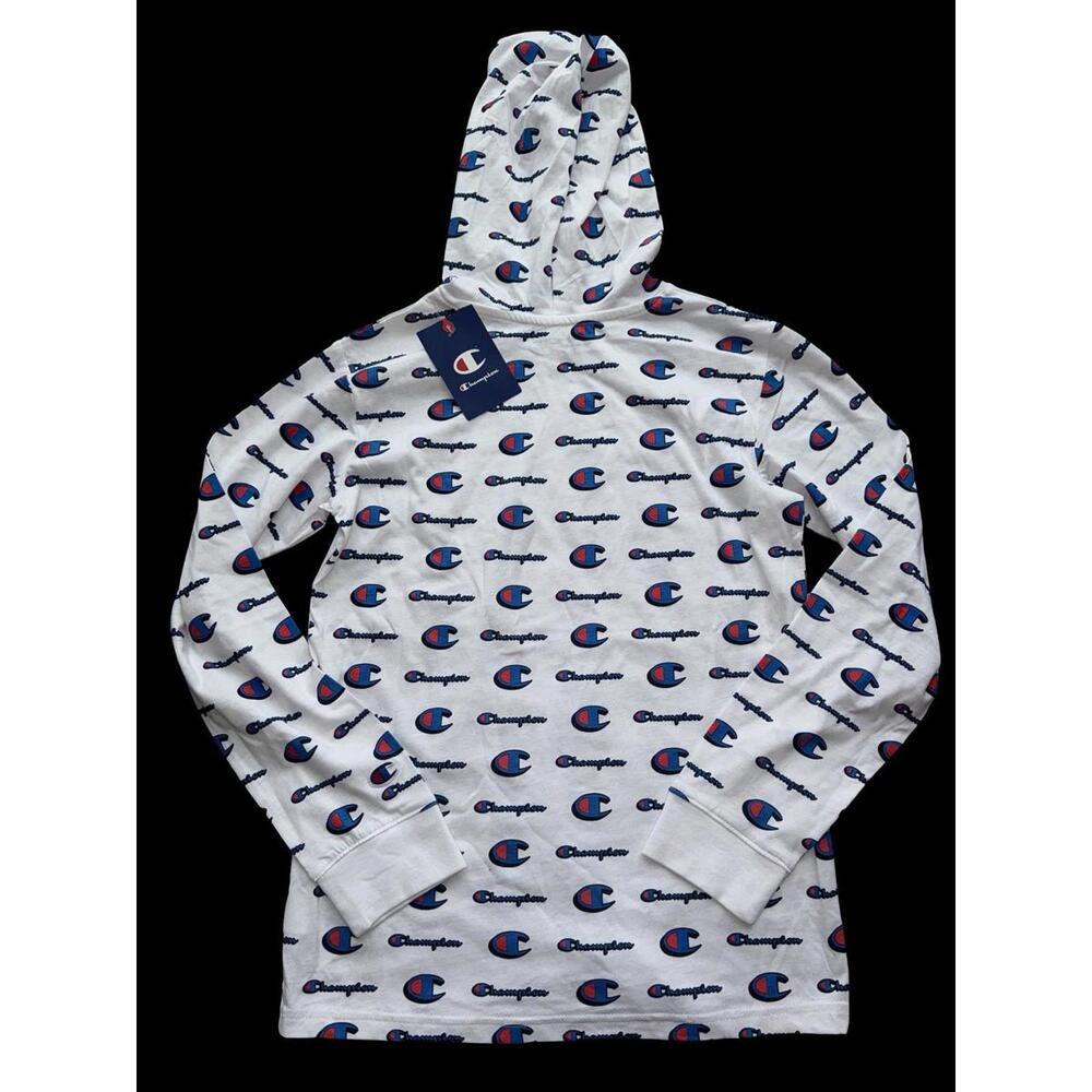 Champion Youth Boys Long-Sleeve Pullover All-over Print Long Sleve Shirt L - Picture 6 of 6